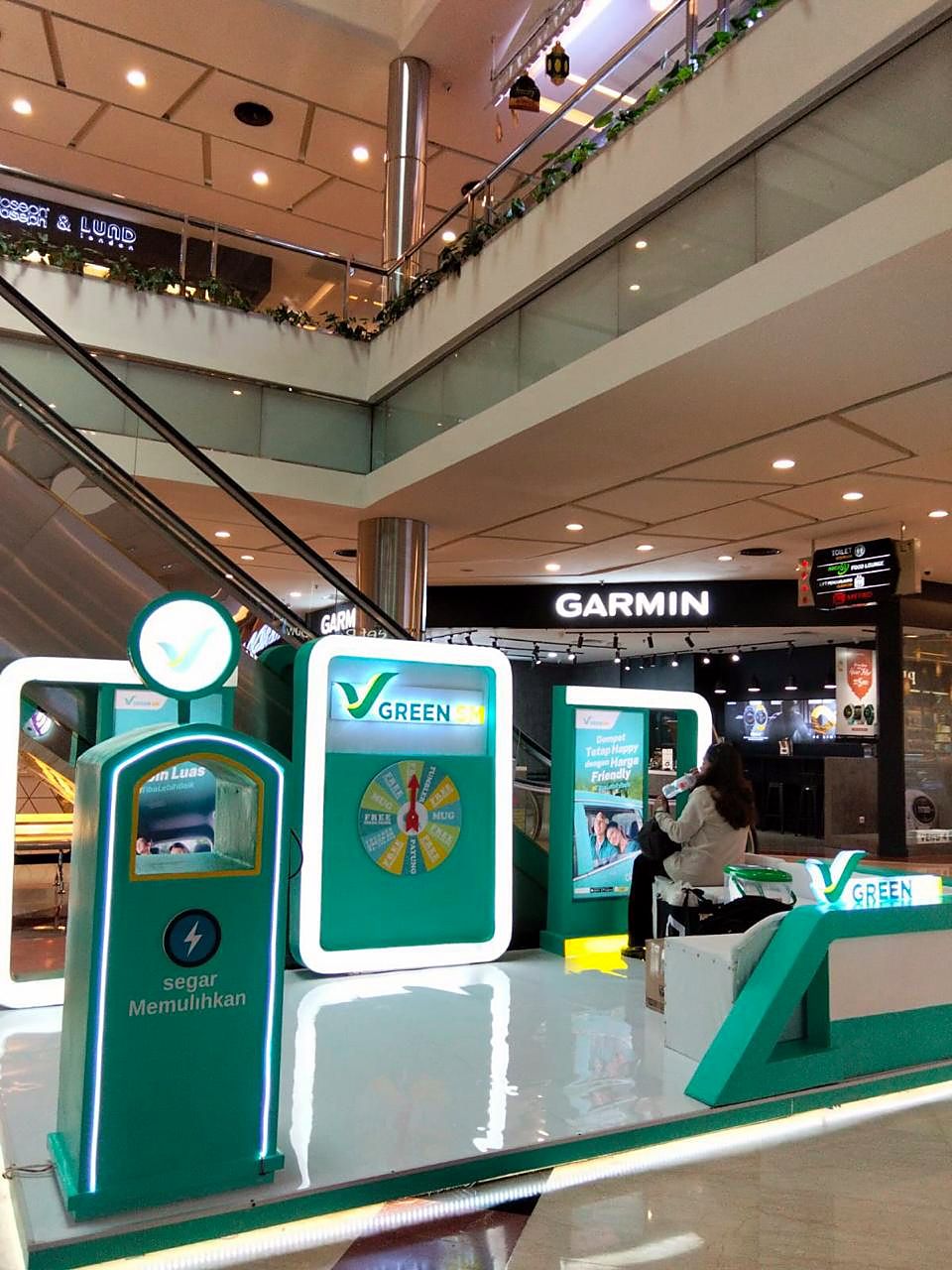 Booth promosi di mall